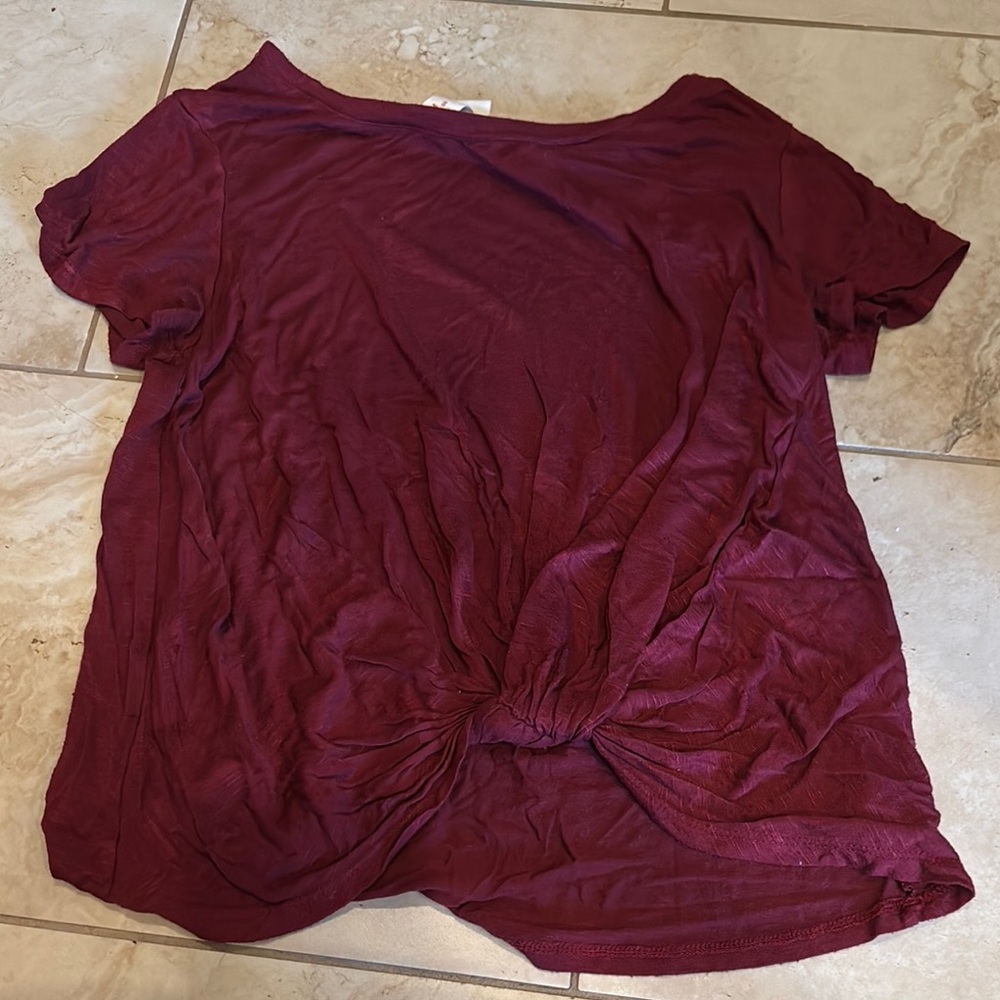 Mossimo Supply Co Red Short Sleeve Tee